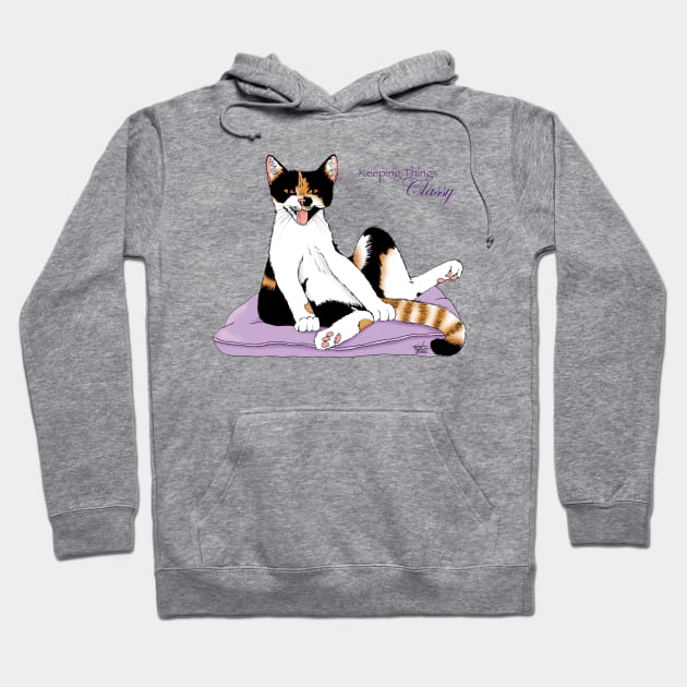 Classy Cat Hoodie by tigressdragon